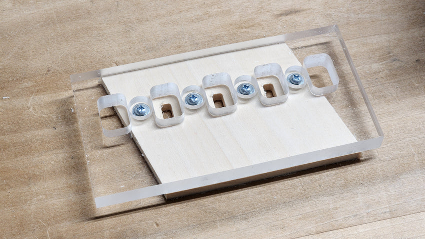 Key mortise template