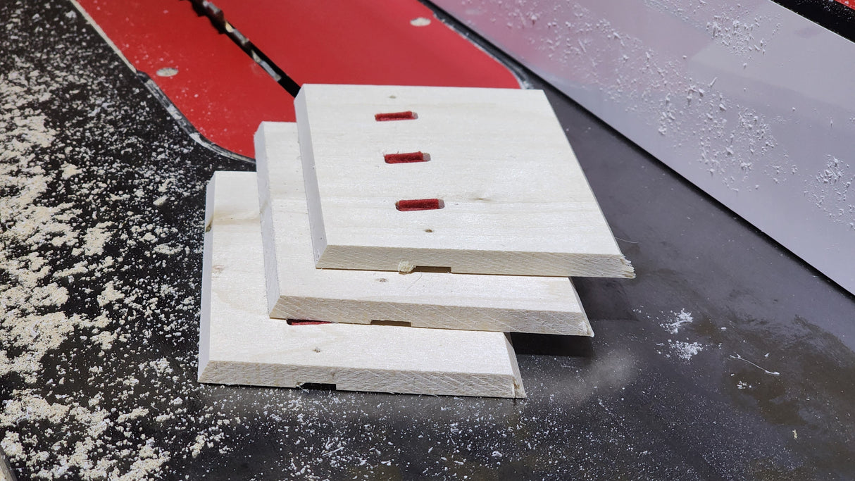 Key mortise template—set of 4