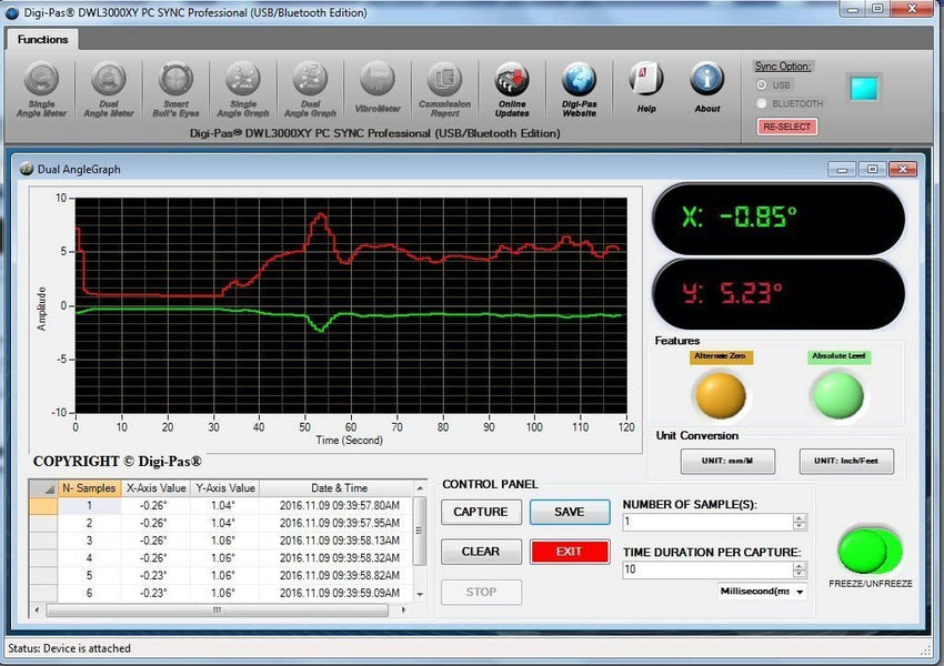 2-Axis Digital Machinist Level & Inclinometer
