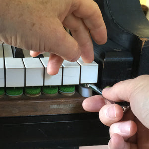 Setup tools—index the action and set it up on a custom keybed or your bench